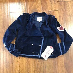 NWT Annie x Target kids military style jacket sz M